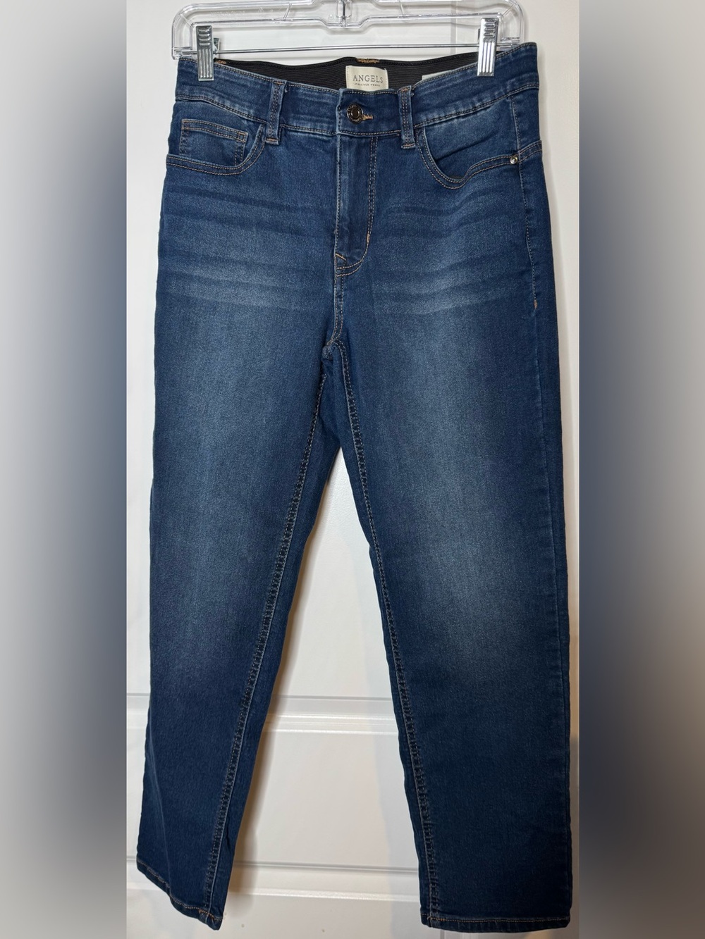Angels forever young everluxe sculpt Straight ankle Jeans stretch sz 8 cotton
